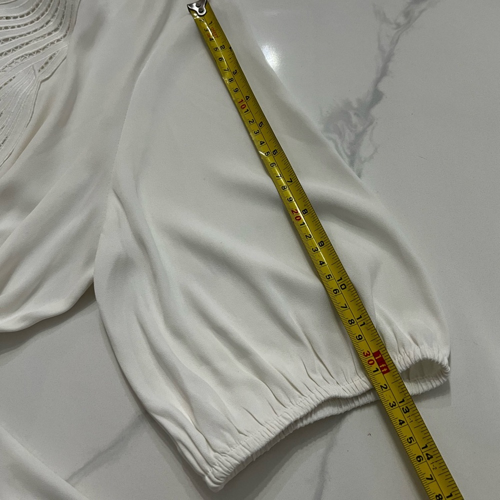 WHBM White blouse size 14 great condition - Picture 7 of 8